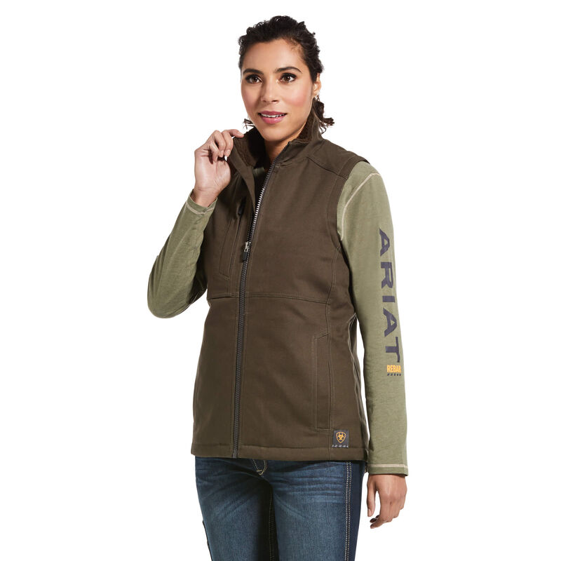 Ariat Weste Damen - Rebar Duracanvas Insulated DunkelGrün ( MZFXY-2516 )